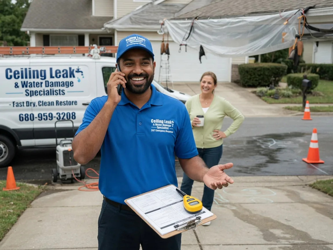 Ceiling Leak Cleanup Pleasant Hill, MO FAQs